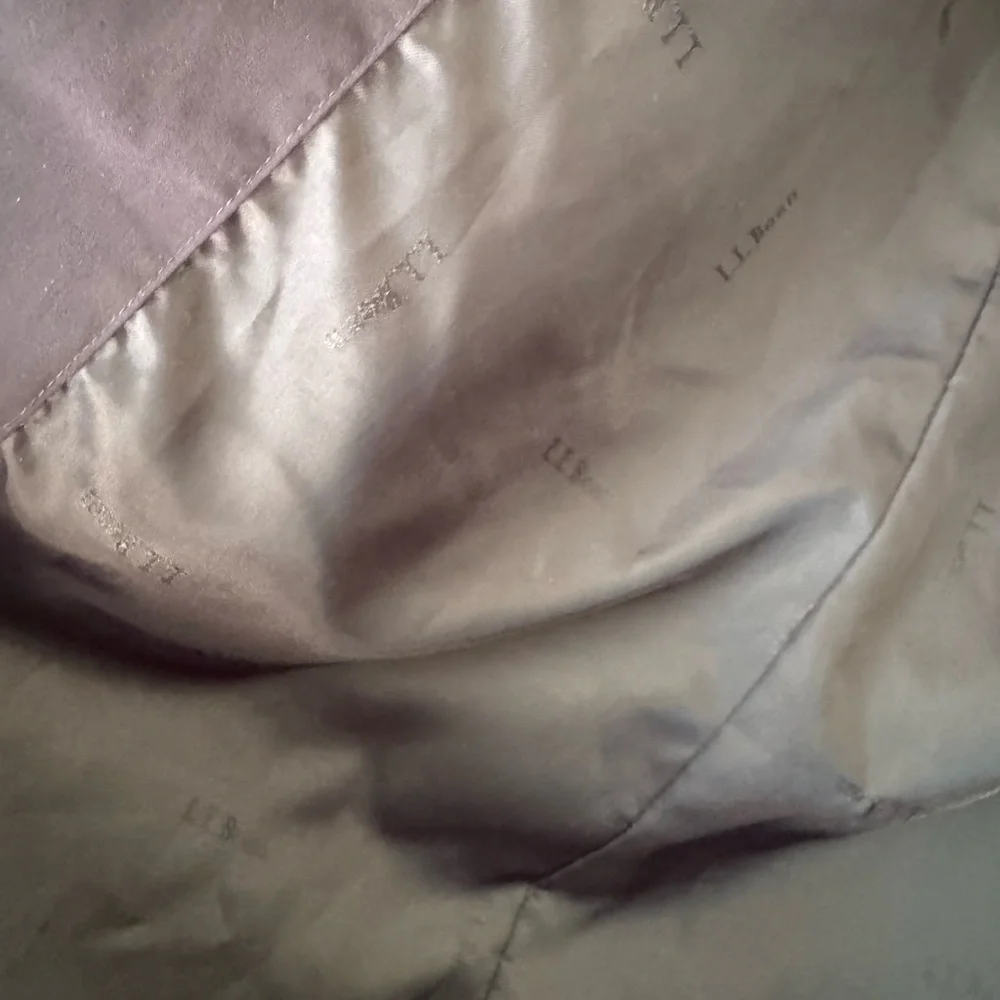 LL Bean Women's Navy Blue Long trench Coat - Picture 7 of 8